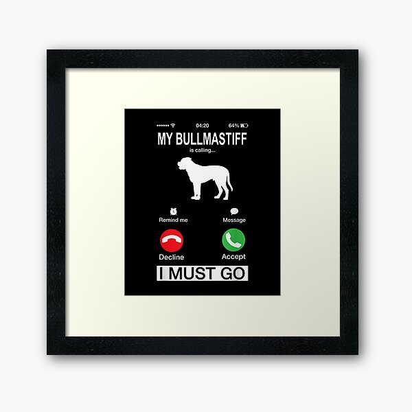 Item preview, My Bulldog Is Calling, Funny Phone Screen Animals Puppy, Bulldog Dog Lover's, Niche Mom Dad Owner Christmas Gift designed and sold by xlnv.