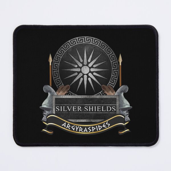 Item preview, Silver Shields Argyraspides - Elite Macedonian and Seleucid Warriors - Hellenic Warfare designed and sold by Agema Apparel.
