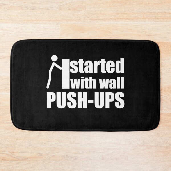 Item preview, I started with wall push ups Calisthenics motivation quote stick figure designed and sold by EllianhPi.