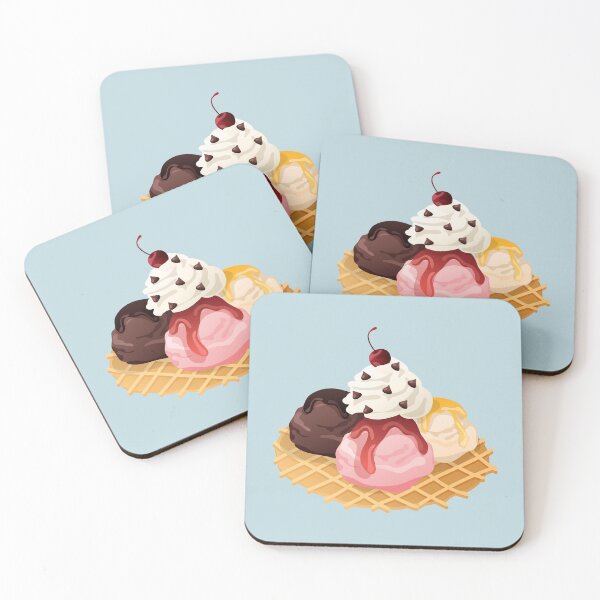 Item preview, Neapolitan Ice Cream and Waffles designed and sold by Alicia Chee.