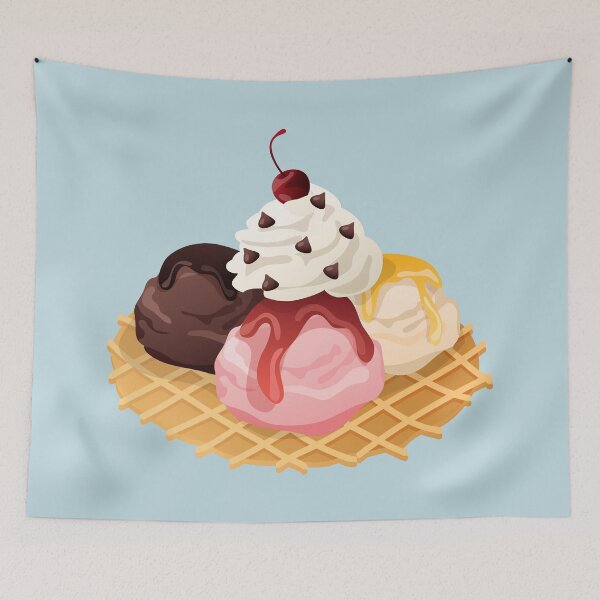 Item preview, Neapolitan Ice Cream and Waffles designed and sold by Alicia Chee.