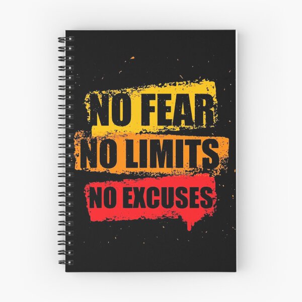 Item preview, No fear No limits No excuses. designed and sold by si3iy.
