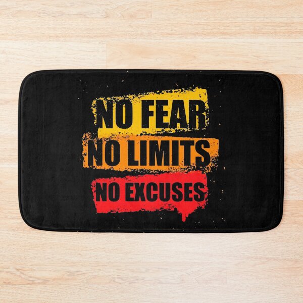 Item preview, No fear No limits No excuses. designed and sold by si3iy.