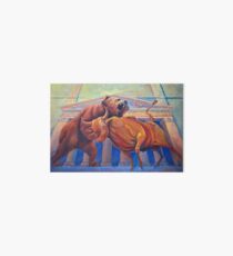 Bear vs Bull Art Board