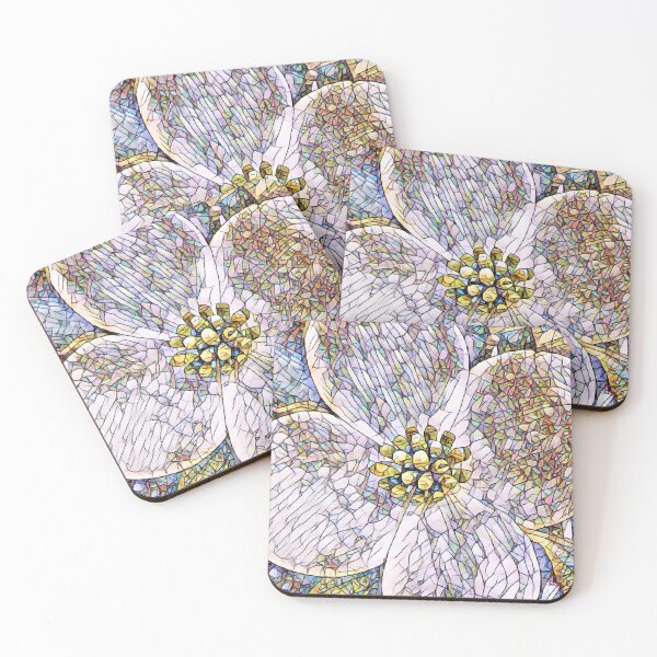 Item preview, Dogwood Flower Abstract Art designed and sold by FlippinTurtles.