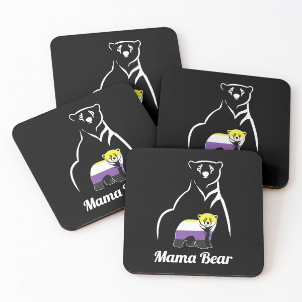 Item preview, LGBTQ Non Binary Mama Bear LGBT Non Binary Pride Enby designed and sold by GardNewerd.