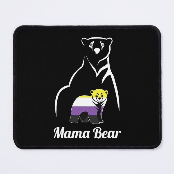 Item preview, LGBTQ Non Binary Mama Bear LGBT Non Binary Pride Enby designed and sold by GardNewerd.