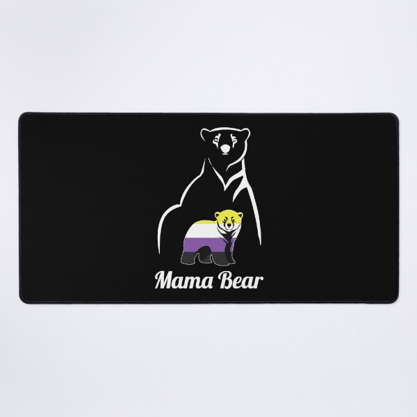 Item preview, LGBTQ Non Binary Mama Bear LGBT Non Binary Pride Enby designed and sold by GardNewerd.