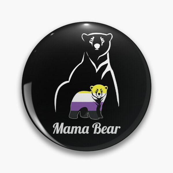 Item preview, LGBTQ Non Binary Mama Bear LGBT Non Binary Pride Enby designed and sold by GardNewerd.