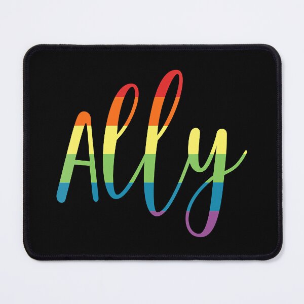 Item preview, Ally Pride Gay LGBT Day Month Parade Rainbow Flag designed and sold by HaaChris-Artis.