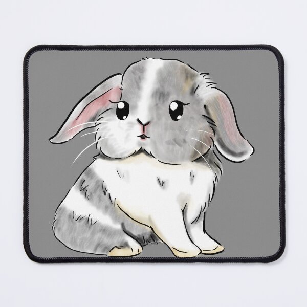 Item preview, Baby Grey Rabbit _ Bunniesmee designed and sold by bunniesmee.