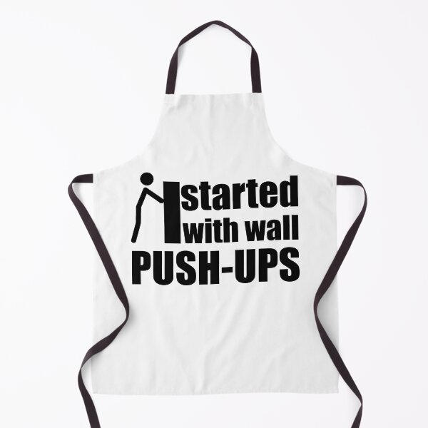 Item preview, started with wall push ups Calisthenics motivation quote stick figure designed and sold by EllianhPi.