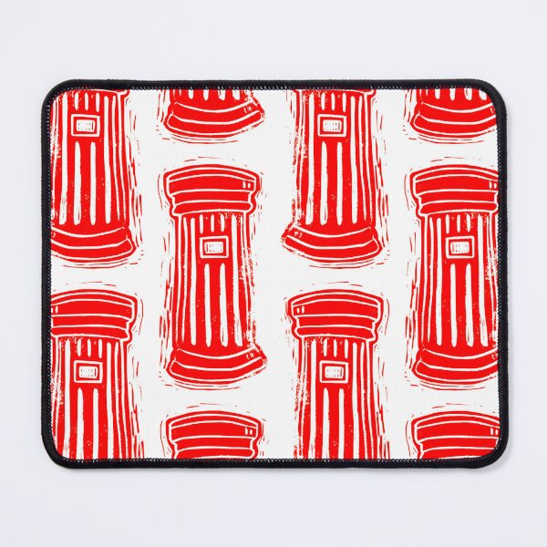 Item preview, Post Box - Red - Lino Cut Print designed and sold by rosieredbox.