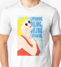 Oiling and Lotioning Unisex T-Shirt