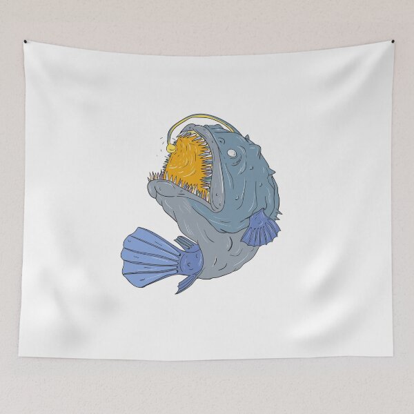 Item preview, Anglerfish Light Darkness / light in darkness  designed and sold by BARBARASHOW.