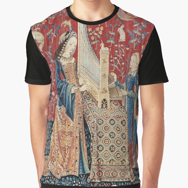 The Lady and the Unicorn Hearing Graphic T-Shirt