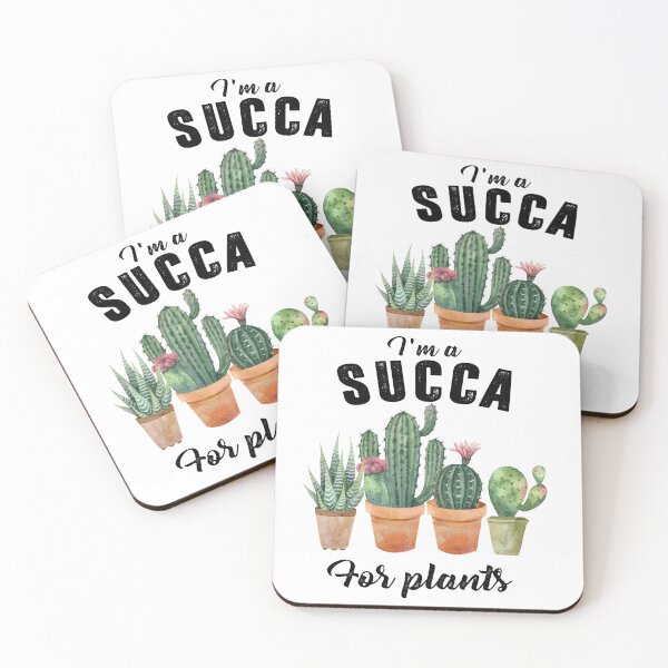Item preview, I'm A Succa For Plants Funny Succulent Design designed and sold by ThisIsMugLife.