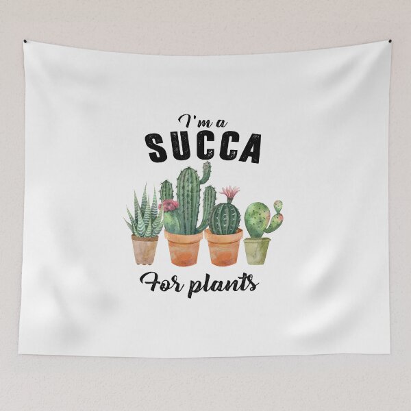 Item preview, I'm A Succa For Plants Funny Succulent Design designed and sold by ThisIsMugLife.