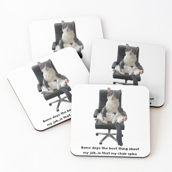 Item preview, Some days the best thing about my job...is that my chair spins designed and sold by Wolf-Bird-Nest.