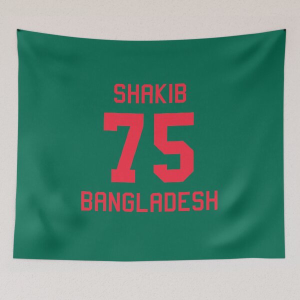Item preview, Shakib Al Hasan | 15 | Bangladesh Cricket Jersey designed and sold by CHAMPION WARRIOR.