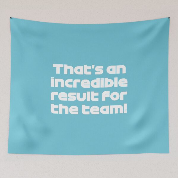Item preview, HAM. Incredible Result For The Team - Best Team Radio French GP 2022 (Light Blue BG) designed and sold by FilipeFerreira.