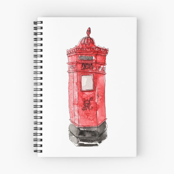 Item preview, U.K. Post Box - Red - Watercolour  designed and sold by rosieredbox.