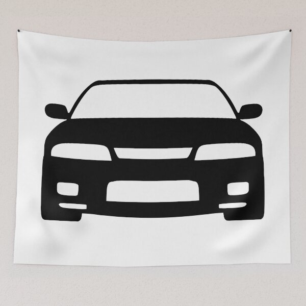 Item preview, Nissan Skyline R33 GTR black silhouette designed and sold by EdimDesign.