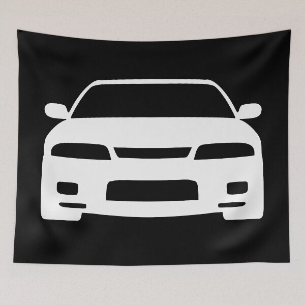 Item preview, Nissan Skyline R33 GTR white silhouette designed and sold by EdimDesign.