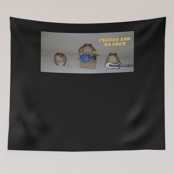 Item preview, Froggo and da Crew Frog Band Meme Sticker designed and sold by Lemed36tea.