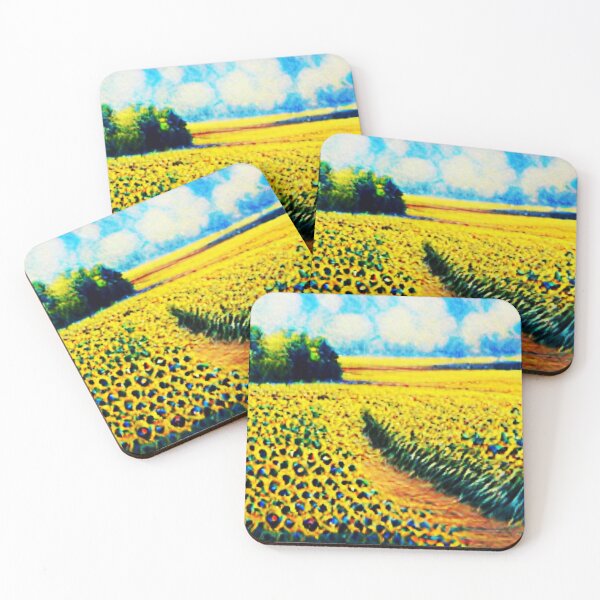 Item preview, This breath taking field of sunflowers  impressionist art work  designed and sold by mrtom414.