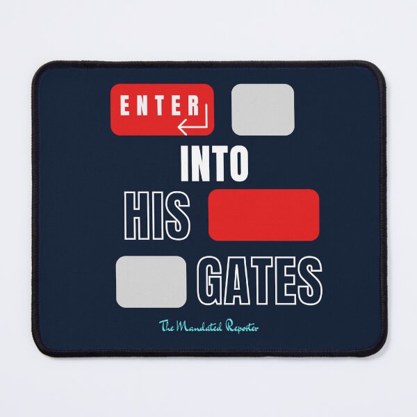 Item preview, ENTER into His Gates - Navy designed and sold by TheReporter1.