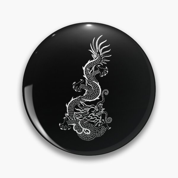 Item preview, Traditional Korean Dragon Line Drawing designed and sold by Happy Puppy Print On Demand.
