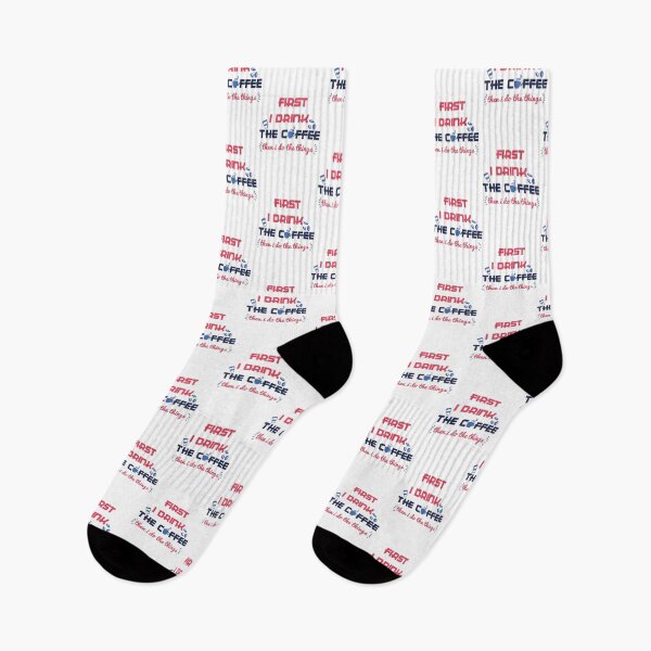 Item preview, first i drink the coffee then i do the things - Coffee addicted designed and sold by secretbox.