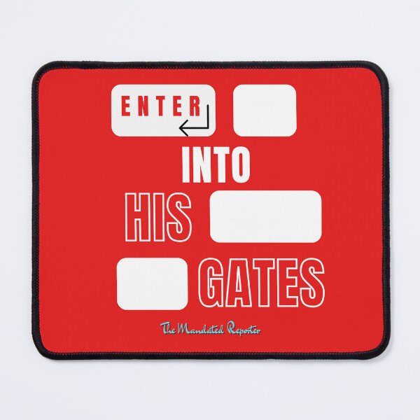 Item preview, ENTER into His Gates - Red designed and sold by TheReporter1.