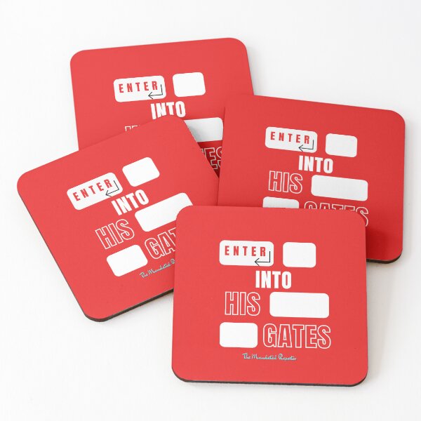 Item preview, ENTER into His Gates - Red designed and sold by TheReporter1.