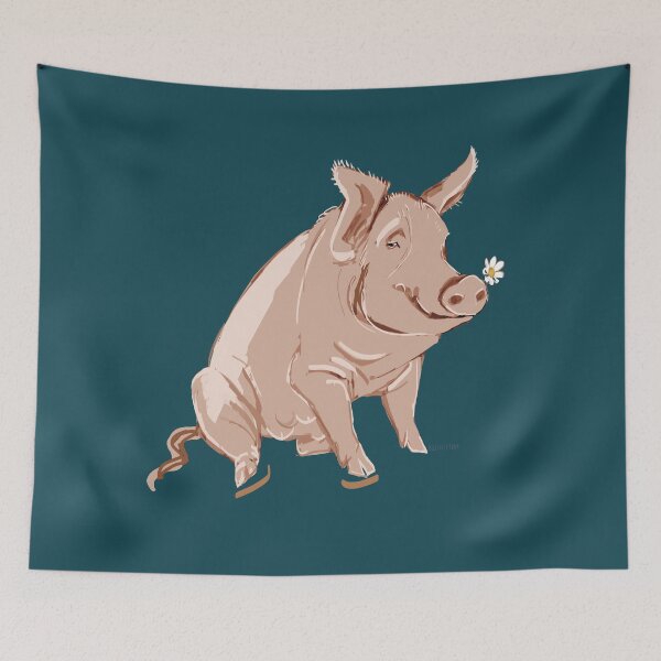 Item preview, Siiri the boss lady pig designed and sold by EskTuulispaa.