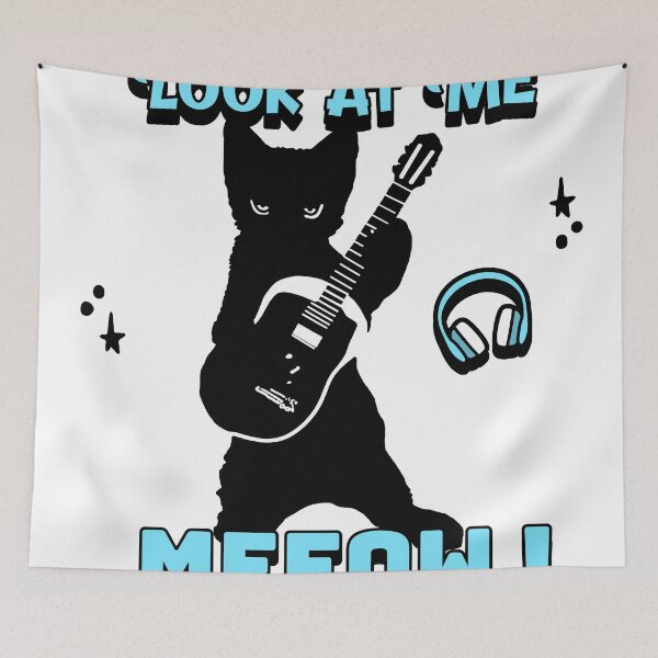 Item preview, Look at me Meow Guitar Cat designed and sold by Trace1234.