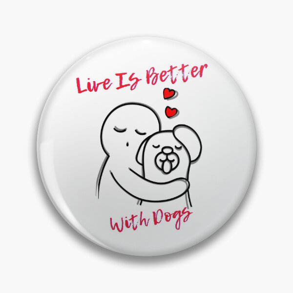 Artikelvorschau, Das Leben ist besser mit Hunden. Perfekt für das Café, ein zwangloses Wochenende, das Bauernhaus oder als Geschenk. Streichle alle Hunde! entworfen und verkauft von AJSFunnyShirts.