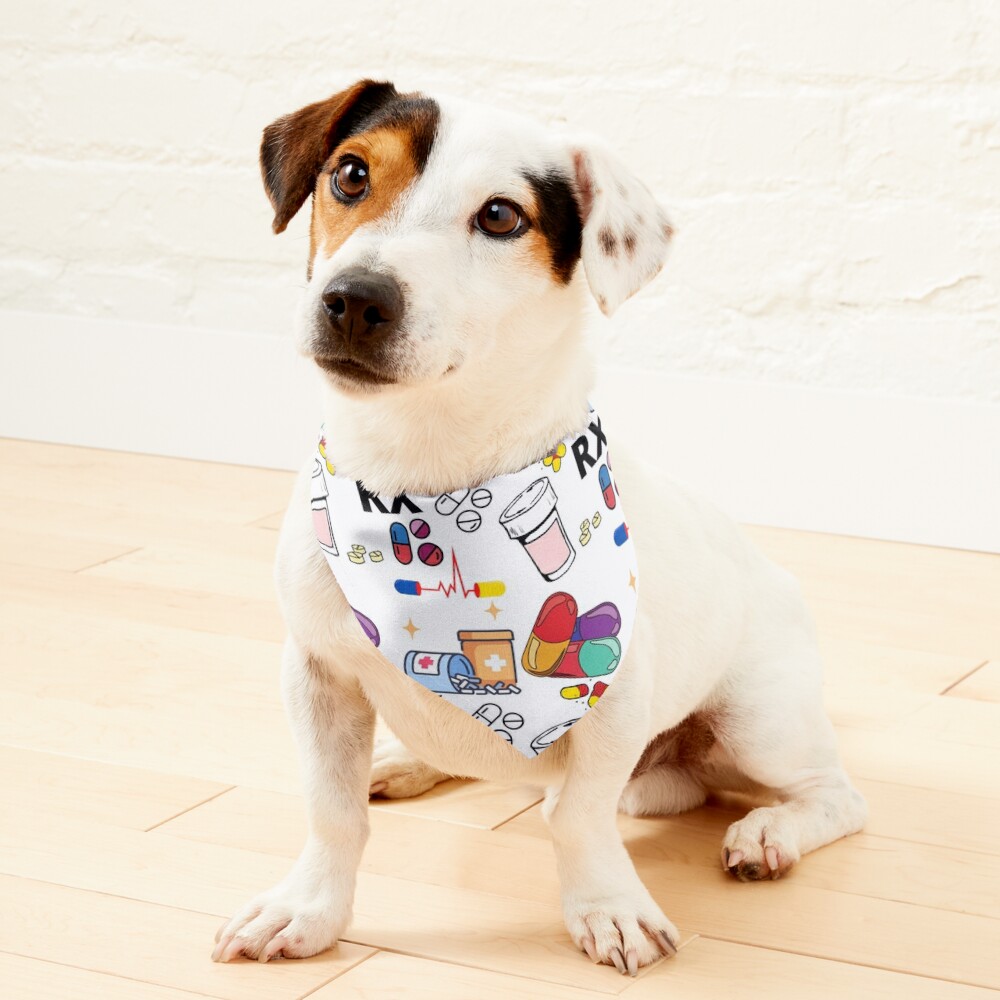 Slinging Pills to Pay Bills Pharmacist Tech Gift' Dog Bandana