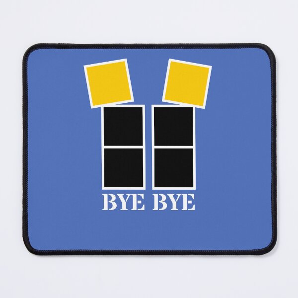 Item preview, Bye bye - Black and yellow blocks designed and sold by RainbowWordLand.