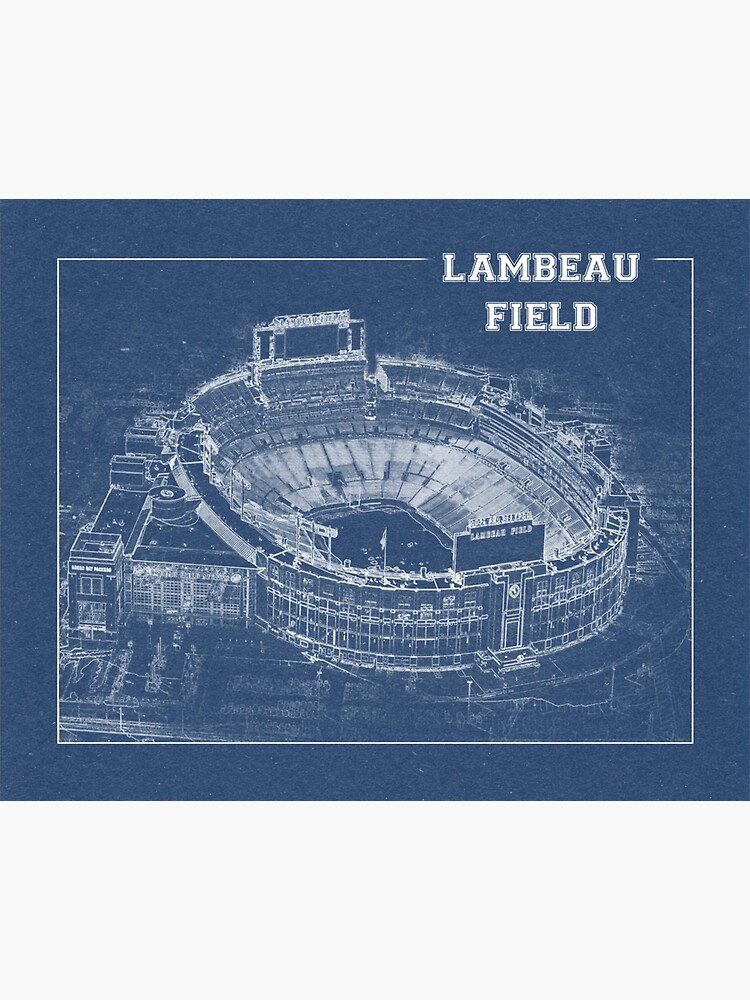 "Vintage Lambeau Field Seating" Sticker for Sale by herminokunde
