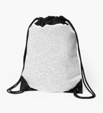 Every Lyric from Harry Styles Album Drawstring Bag