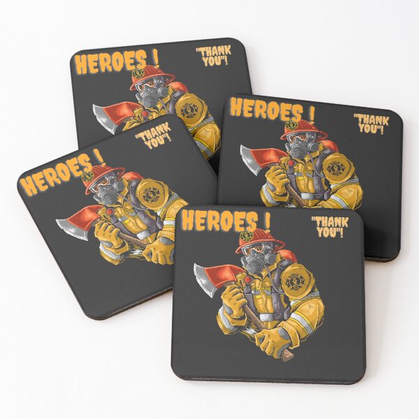 Item preview, Firefighters: Heroes! Thank You!  designed and sold by pqrstshirts.