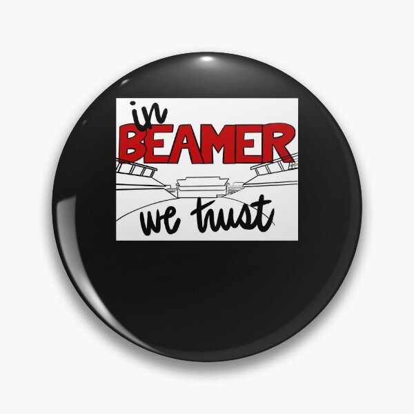 Artikelvorschau, In Beamer We Trust mit Stadion-Sticker entworfen und verkauft von Lemed36tea.
