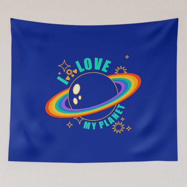 Item preview, rainbow planet designed and sold by vibeno1.