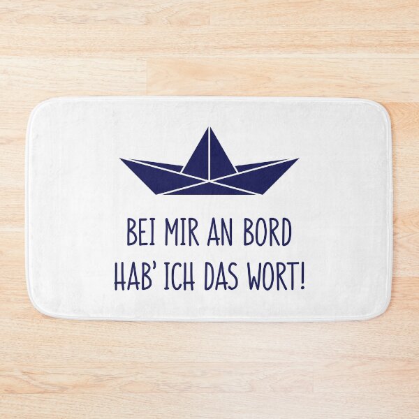 Item preview, With me on board I have the floor! (Shuttle / Navy) designed and sold by Roderix.