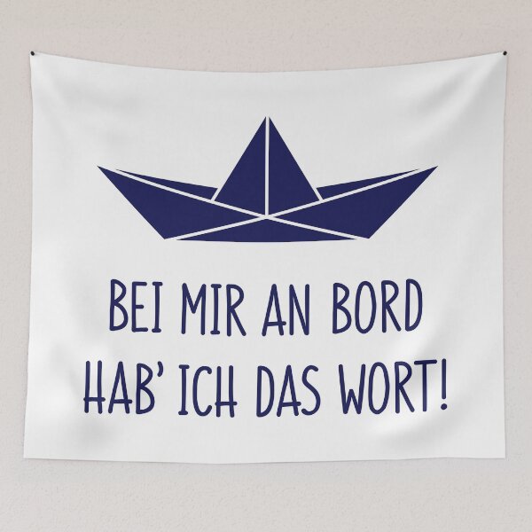 Item preview, With me on board I have the floor! (Shuttle / Navy) designed and sold by Roderix.