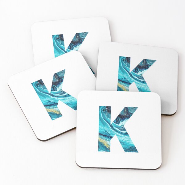 Item preview, The Letter K Marble Font designed and sold by smiledeer78.
