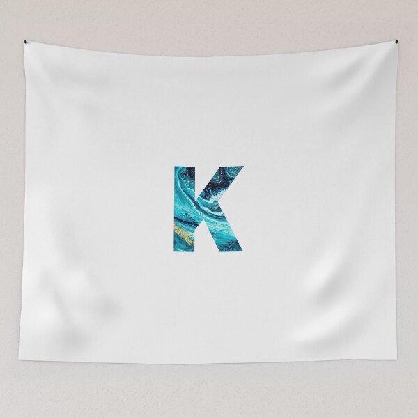 Item preview, The Letter K Marble Font designed and sold by smiledeer78.