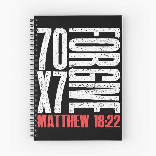 Item preview, Forgive 70 x 7 Times Seventy Times Seven Jesus Matthew 1822  designed and sold by ShirleyMa14578.
